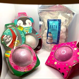 Bath Fizzers Snow Penguin Sloth ans star. Over 30 OZ. A Great Gift!! Ado…
